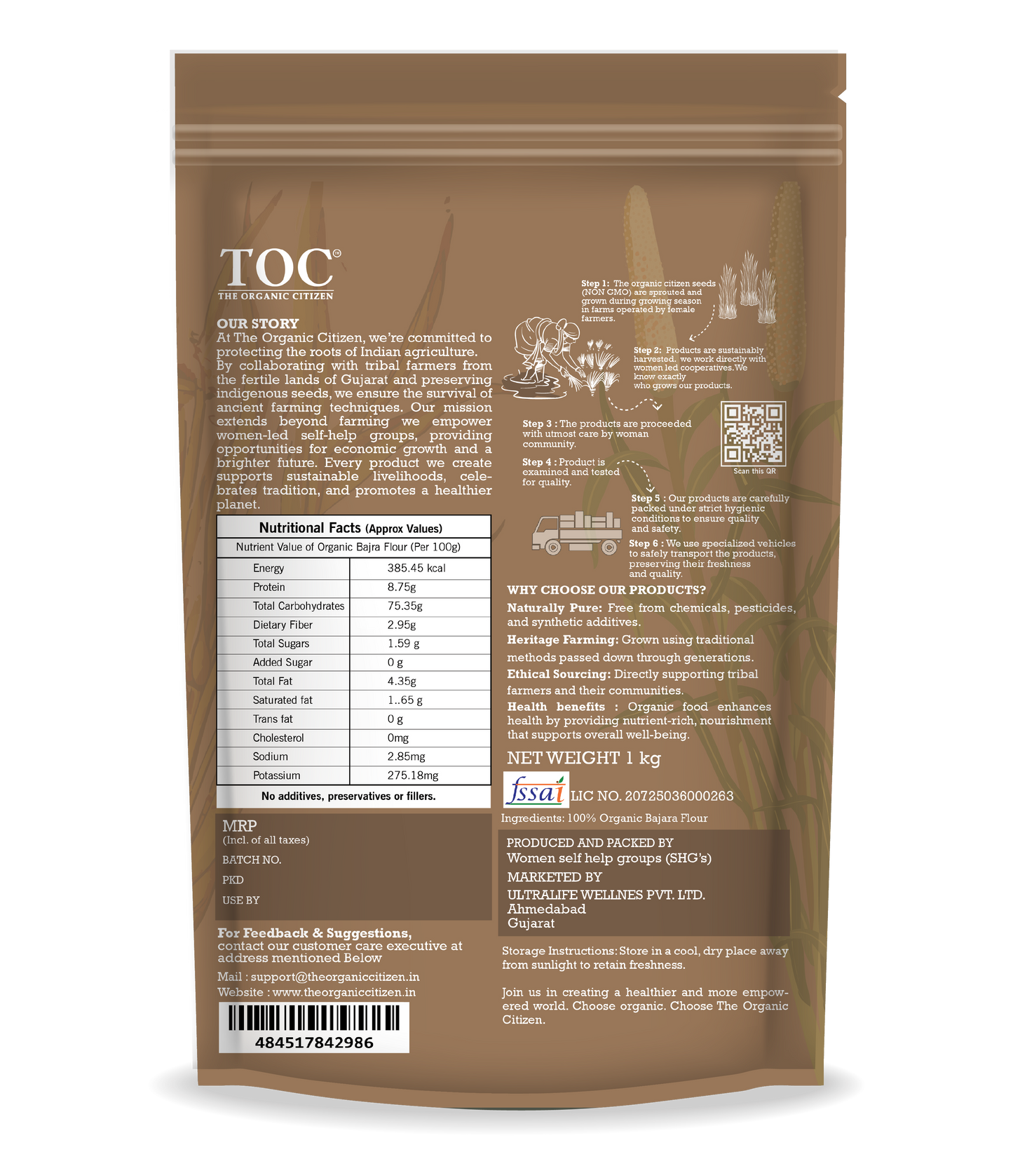 Bajra Flour (Pearl Millet)